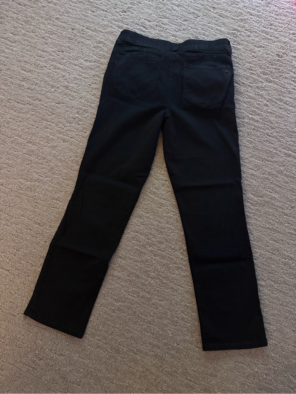 Democracy Classic Black Straight-Leg Pants